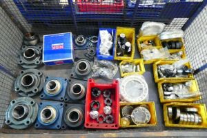 Stillage Of Various Size Bearings