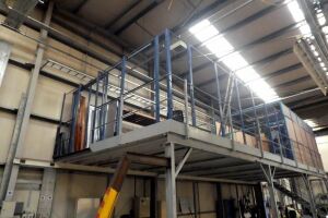 Mezzanine Floor With Quarantine Cage