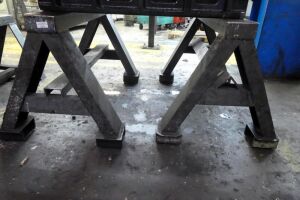 Pair Of Steel Tressels