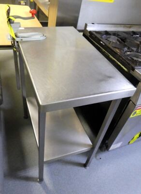Stainless Steel Table With Can Opener