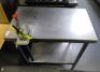 Stainless Steel Table With Can Opener - 3