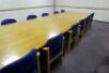 Meeting Room Table With 12 Chairs, Overall 4500mm x 1500mm - 3