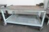 Mobile Steel Bench With 6" Vice