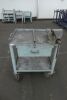 Mobile Steel Tool Table With Record No 6 Vice