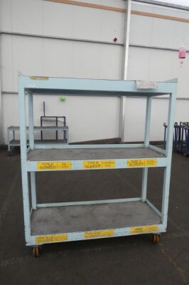 Mobile Steel Tooling Rack