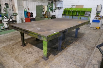 6' x 12' Cast Iron Table