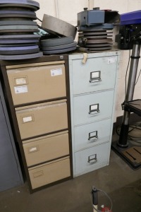 2 Off Steel Filing Cabinets