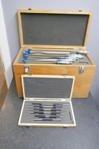 Linear 6-12" Micrometer Set