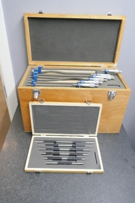 Linear 6-12" Micrometer Set