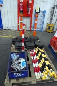 Assorted Safety Barriers/Bollards