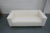 Leather Style 2 Seat Sofa - 2