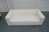 Leather Style 2 Seat Sofa - 2