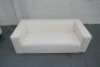 Leather Style 2 Seat Sofa - 2