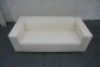 Leather Style 2 Seat Sofa - 2