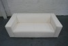 Leather Style 2 Seat Sofa - 2