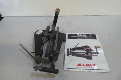 Allpax AX7000 Rotary Style Gasket Cutter