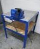 Steel Table With 4" Record No 3 Vice - 2