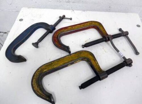 3 Off Assorted G Clamps