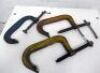 3 Off Assorted G Clamps