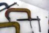 3 Off Assorted G Clamps - 4