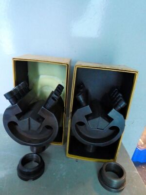 Pair Amsler Vibrophore Plate Grips 100kN Capacity