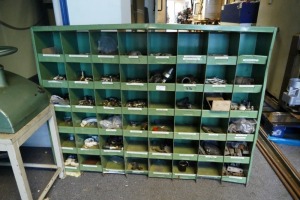 Pigeon Hole Rack & Contents