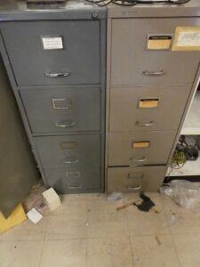 2 Off 4 Draw Filing Cabinets