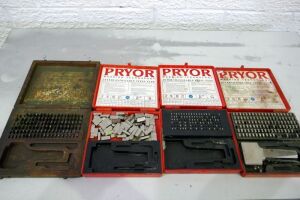 Assorted Pryor Number And Letter Stamps