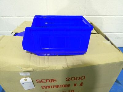 Plastic Storage Bins 12"x 8"x6" Approx 20