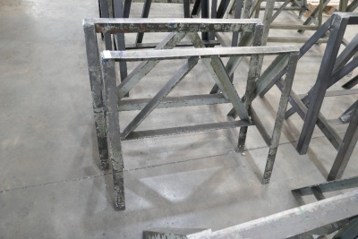 Pair Of Steel Trestles