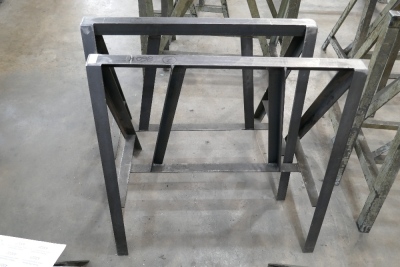 Pair Of Steel Trestles