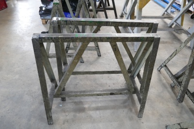 Pair Of Steel Trestles