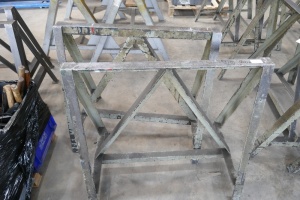 Pair Of Steel Trestles