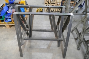 Pair Of Steel Trestles