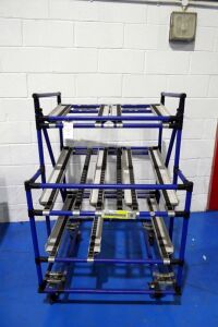 Gravity Fed Roller Parts Trolley