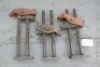 Carver T Slot Clamps 450mm 3 Off