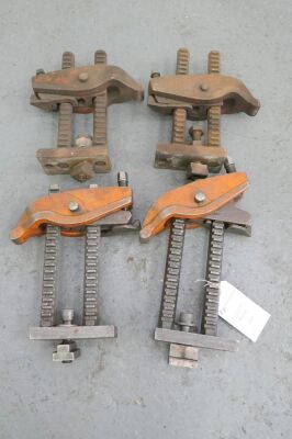 Carver T Slot Clamps 300mm 4 Off