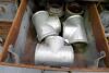 Steel Tote Bins And Rack With Assorted Pipe Fittings - 4