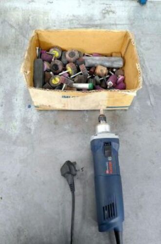 Bosch Grinder With Assorted Attachments