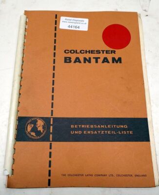 Colchester Bantam Manual