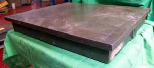 Steal surface table 610 x 460mm