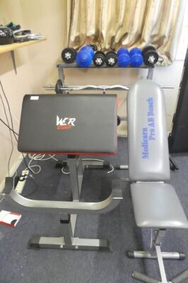 Assorted Weight Lifting Equipment