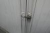 Metal Tambour Door Cabinet, 2 Shelves - 2