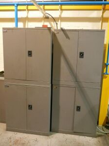 4 Off Sealey Steel Cabinets