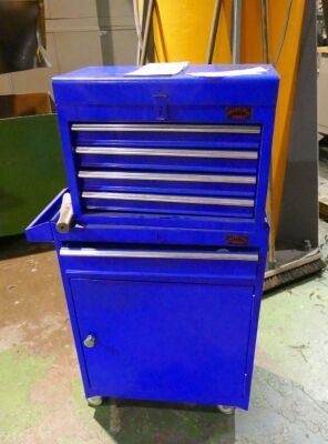 6 off small mobile tool boxes