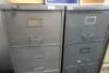 Steel 4 Drawer Filing Cabinets - 2