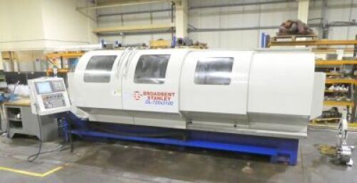Broadbent Stanley DL-720x3100 CNC Gap Bed Lathe
