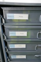 Steel Storage Unit And Contents