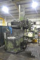 WEBSTER & BENNETT 36&rdquo; DH FIXED RAIL VERTICAL TURNING & BORING MACHINE.