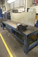 Steel Frame Bench With Record No23 Vices